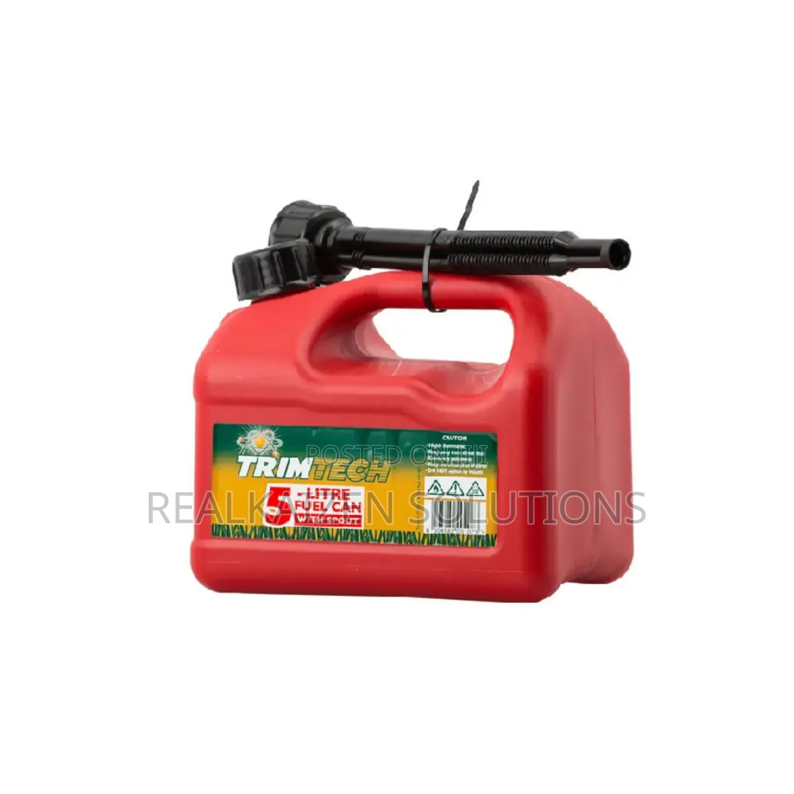 Trimtech 5 Litre Plastic Red Fuel
Jerrycan With Sprout