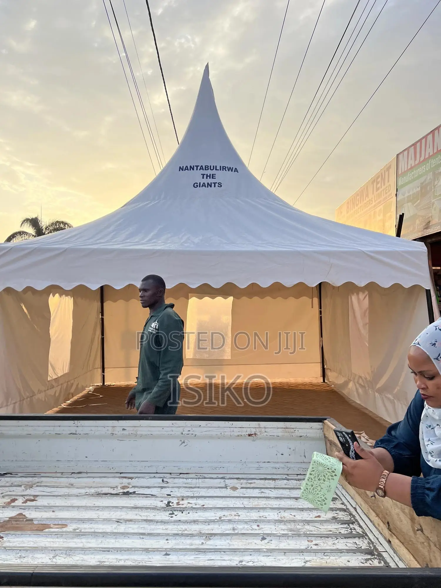 A Three Side Covered 50seater Tent