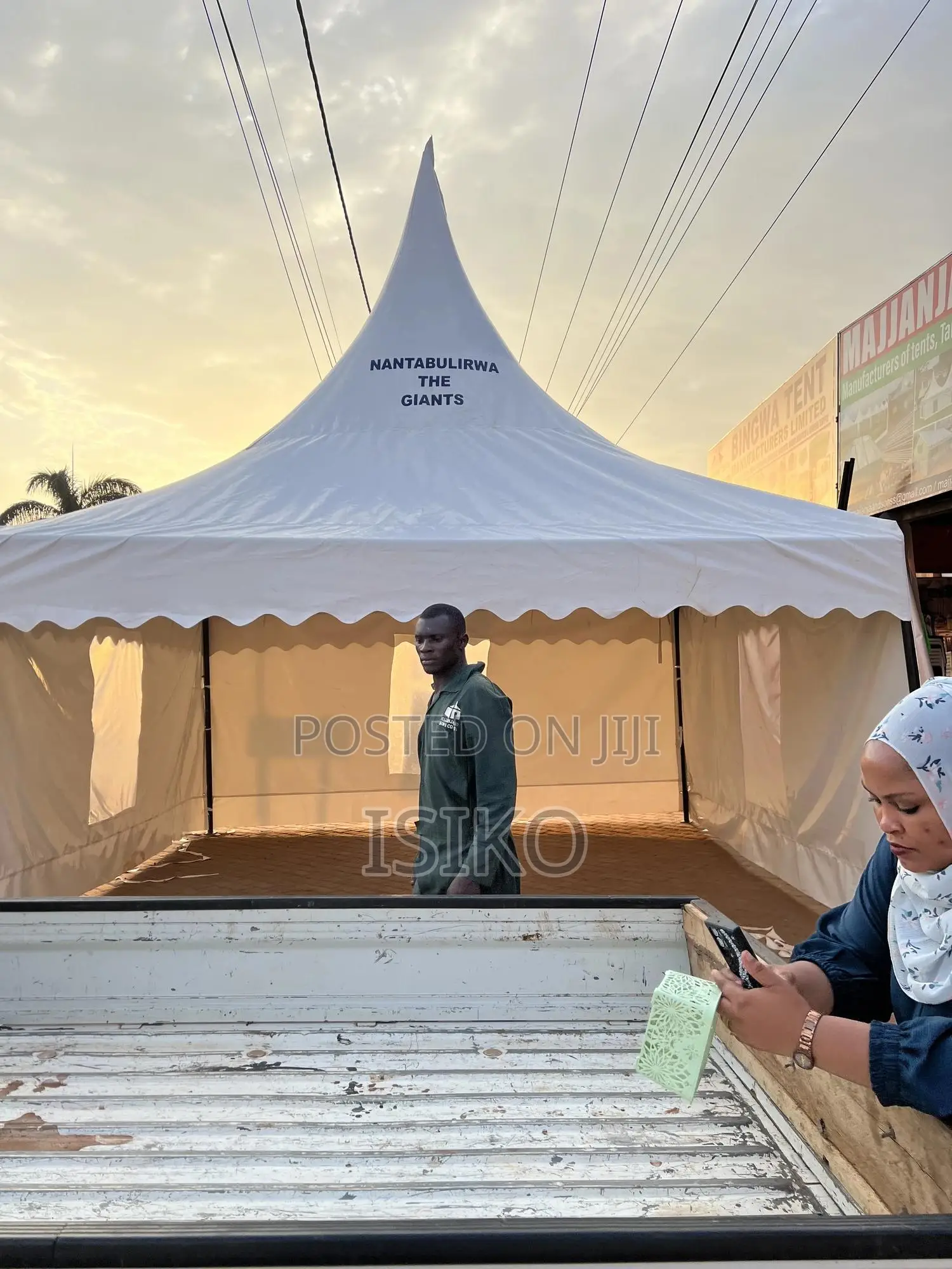 A Three Side Covered 50seater Tent