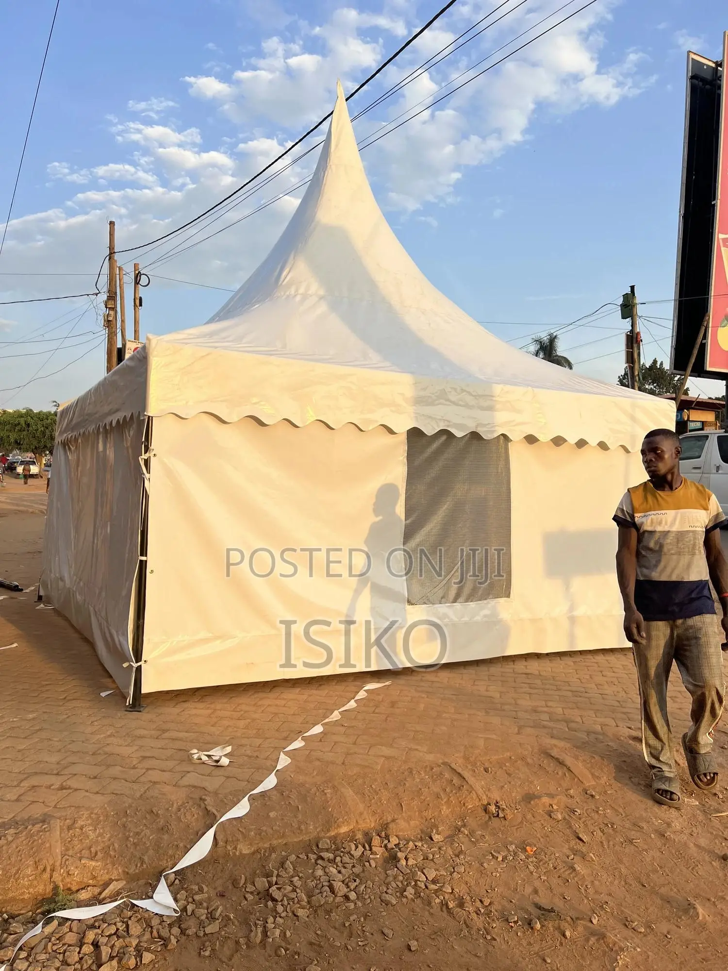 A Three Side Covered 50seater Tent