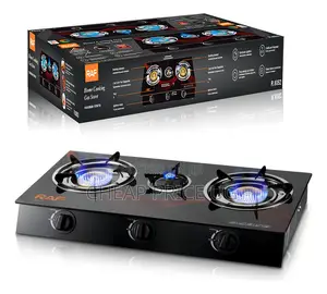 Raf Triple Burner Cooking Gas Stove (Model R.8052),