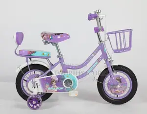 Girlish Race Double Bicycle With a Basket 3,4,5,6 and 7 Year Child