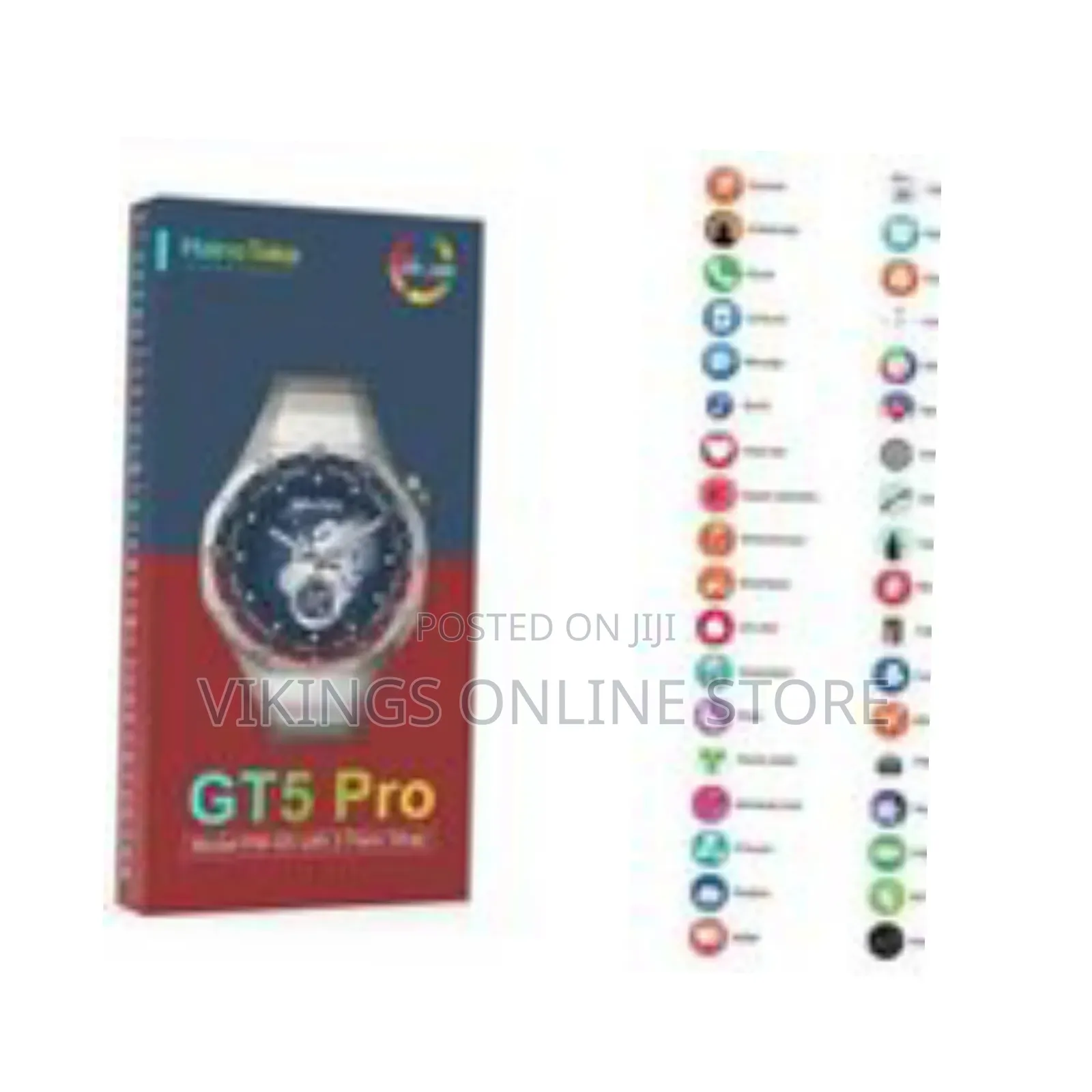 Heinoteko Rw-65 Gt5 Pro Amoled Display Smart Watch With 3 Pair Strap