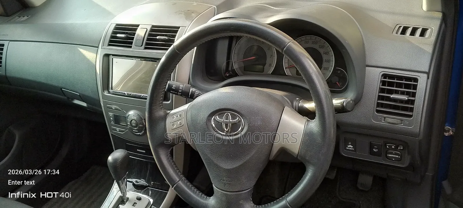 Toyota Corolla Fielder 1.8 Petrol AWD 2010 Blue