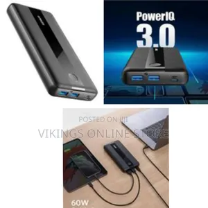 Anker Portable Laptop Power Bank Charger, Powercore Iii Elite 60w