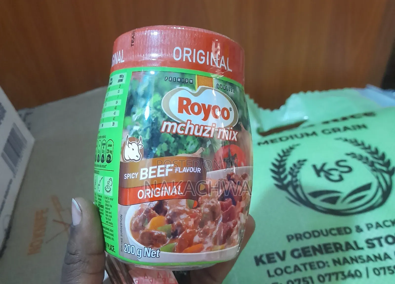 A Carton of Royco Muhuzi Mix