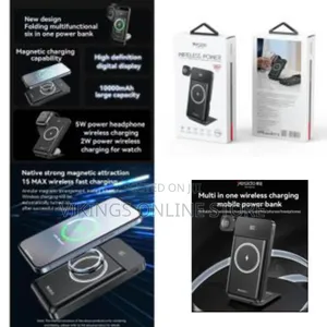 Yesido 3 in 1 Yp69 10000mah Magnetic Charging Usb Type-C Multifunction