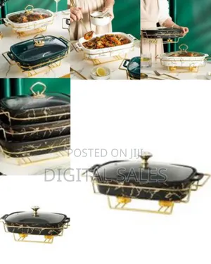 3 Piece Same Color Nordic Rectangular Ceramic Casserole Dish Household