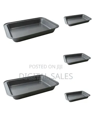 Non Stick Oven Roaster Baking Pan Tray-Black