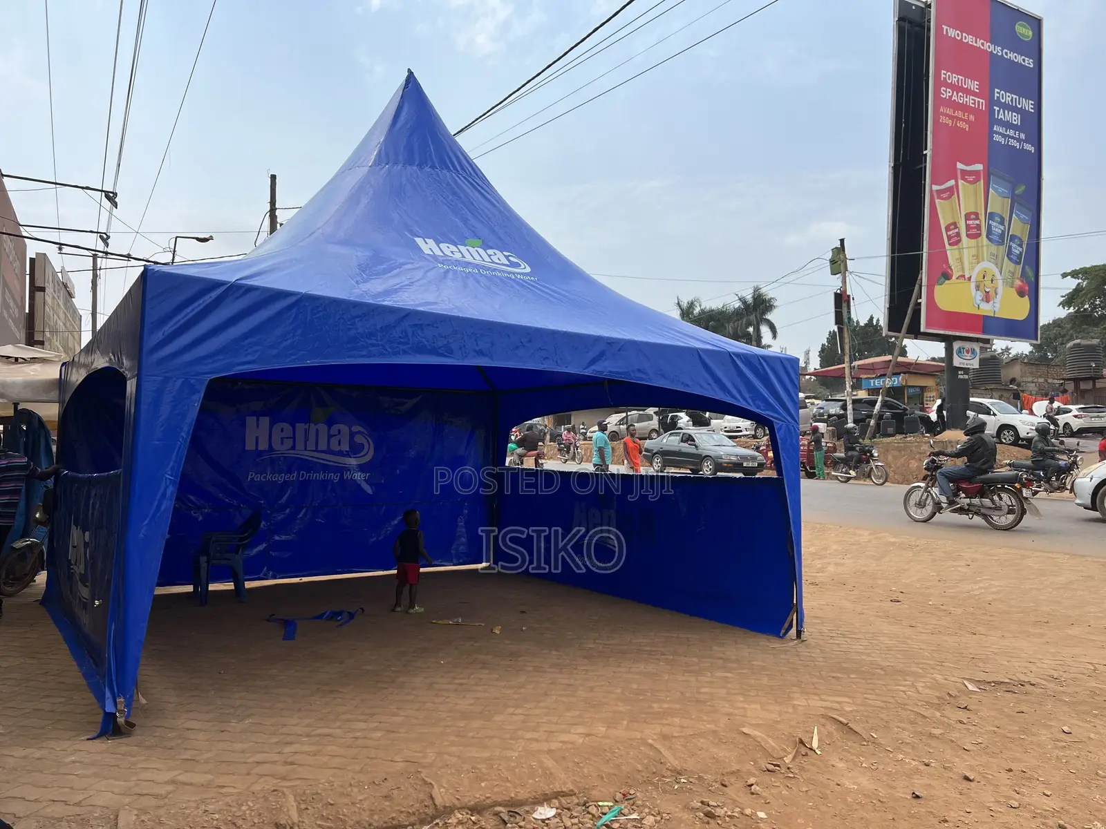 5m by 5m Blue Tent