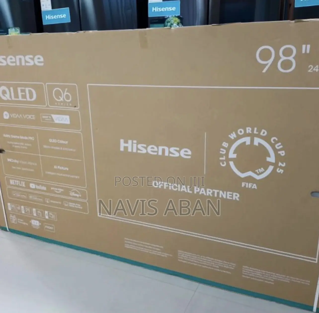 Hisense 98 Inches Smart Qled Tv 98q6q