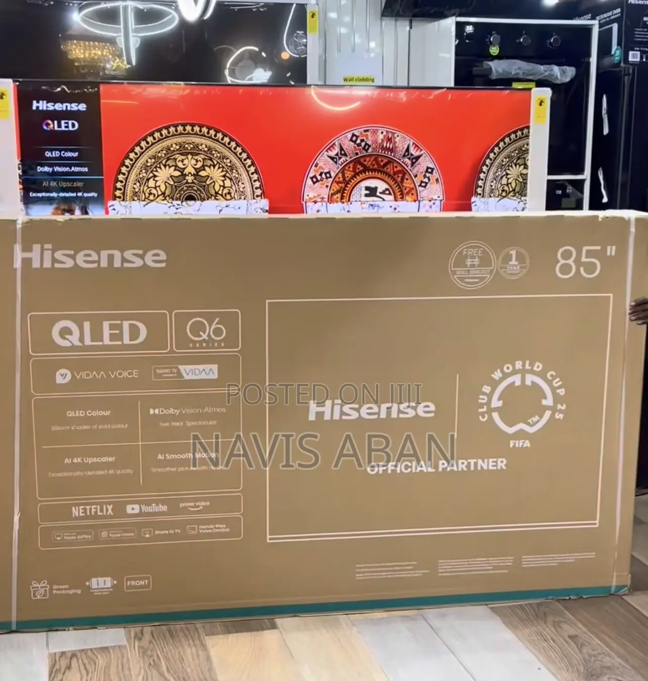 Hisense 85 Inches Smart Qled Tv 85q6q