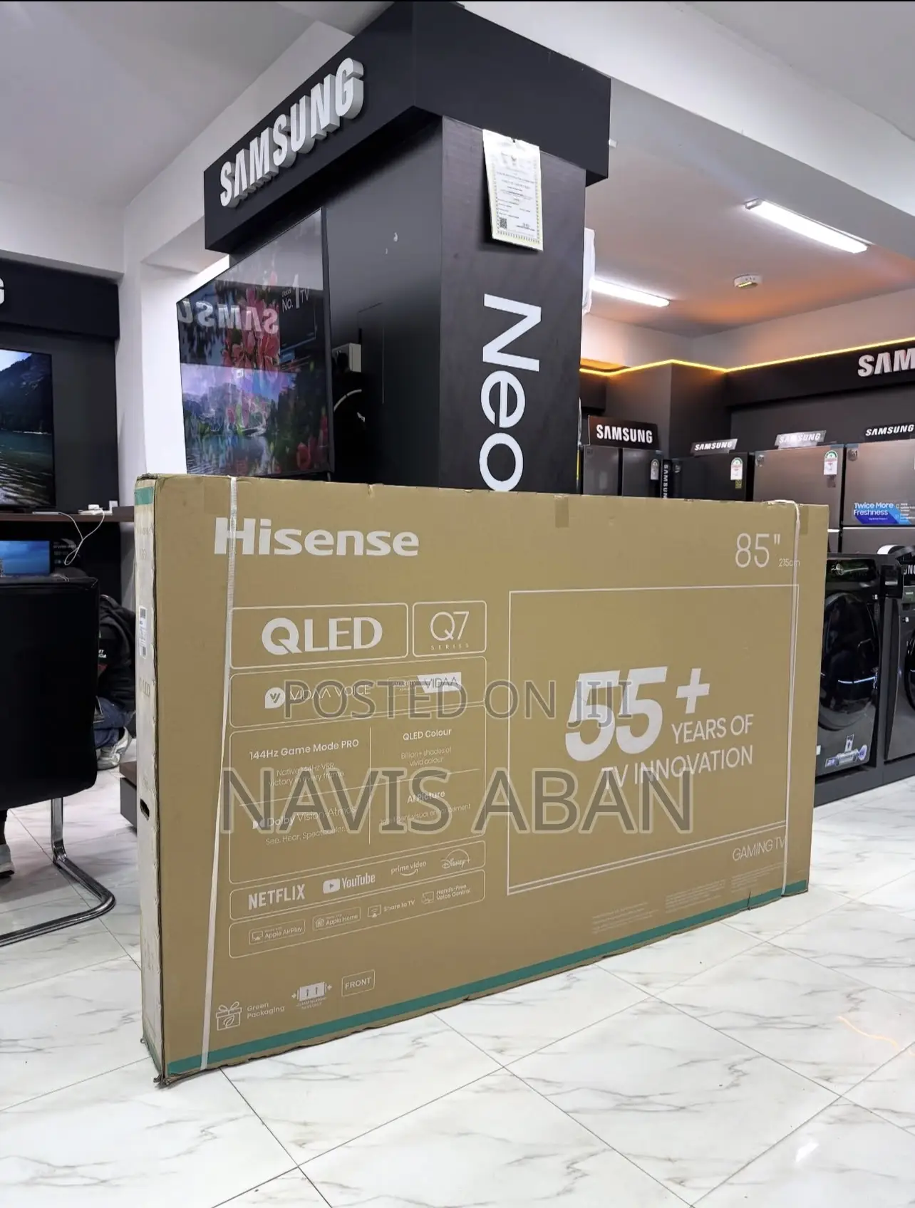 Hisense 85 Inches Smart Tv Q7q Series