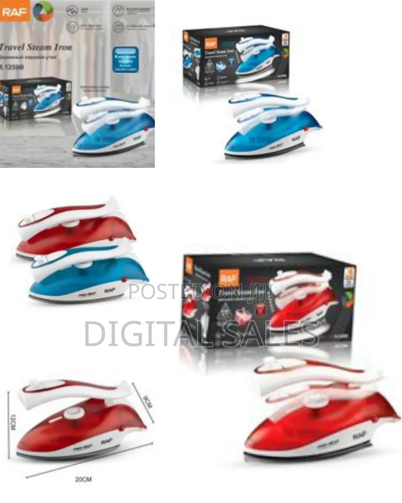 Raf Portable Commercial Ironing Equipment 800w Trekking Electric Iron