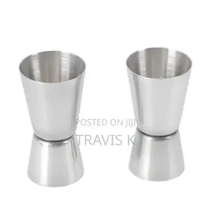 Jigger,Bar Bartender Measuring Cup,Stainless Steel