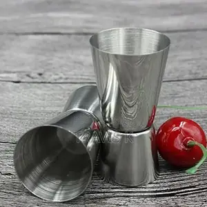 Jigger,Bar Bartender Measuring Cup,Stainless Steel