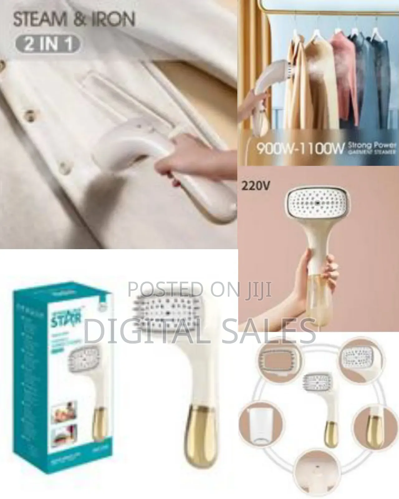 Winningstar St-5026 Electric Steam Portable Handheld Garment Steamer
