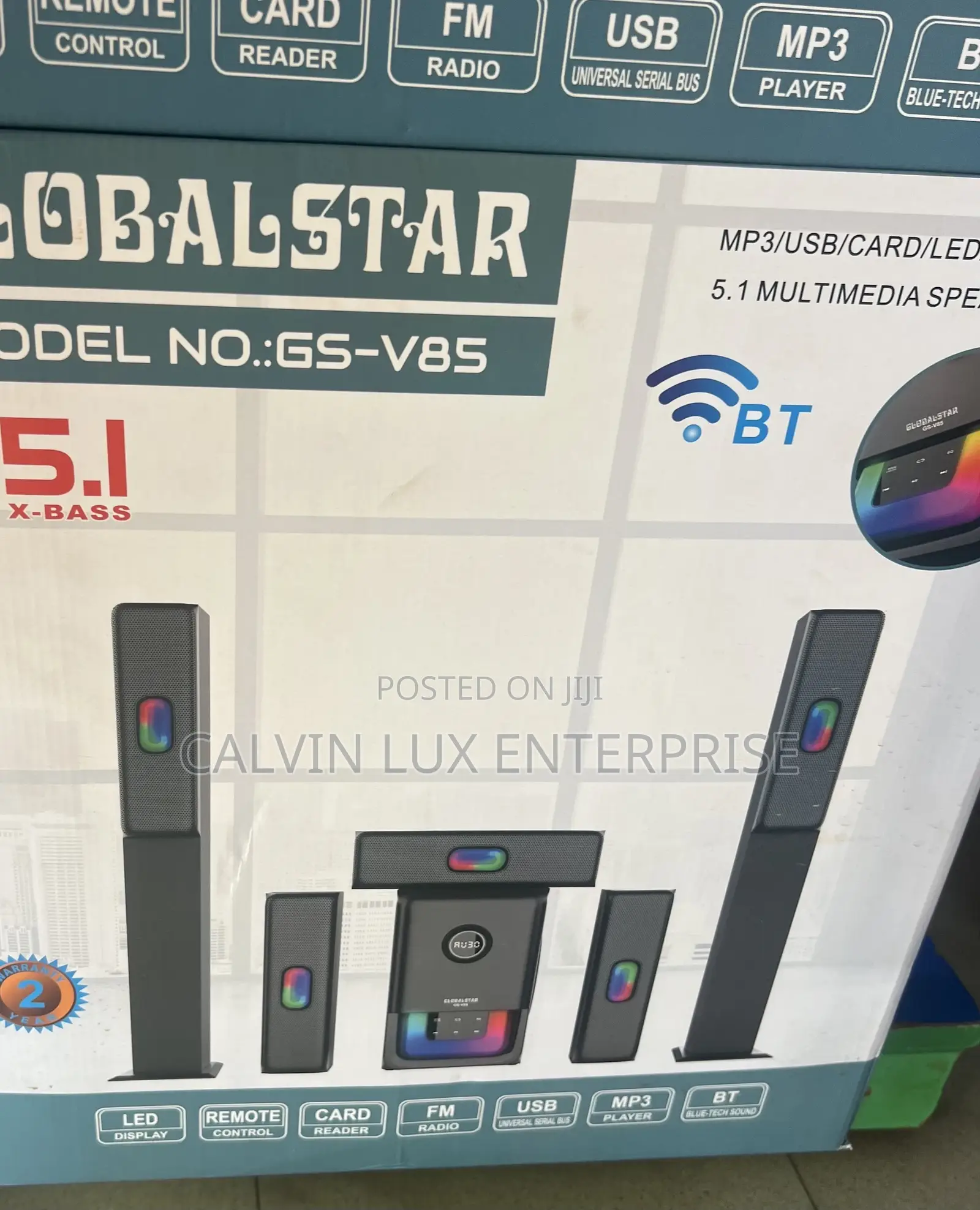 Global Star Blue Tool Speaker 5.1