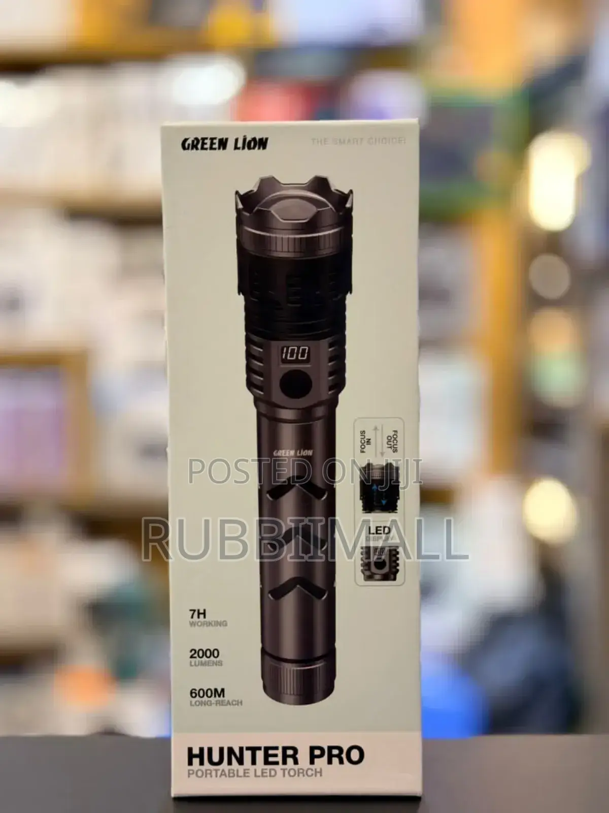 Green Lion Hunter Pro Portable Led Torch ~7 Hours