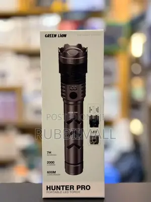 Green Lion Hunter Pro Portable Led Torch ~7 Hours