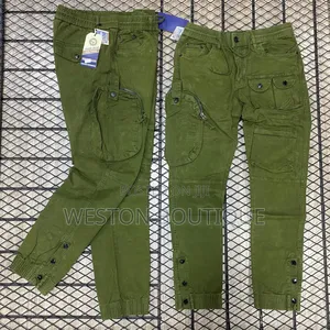 Green Original Cotton Cargo Pants Size 30 to 40