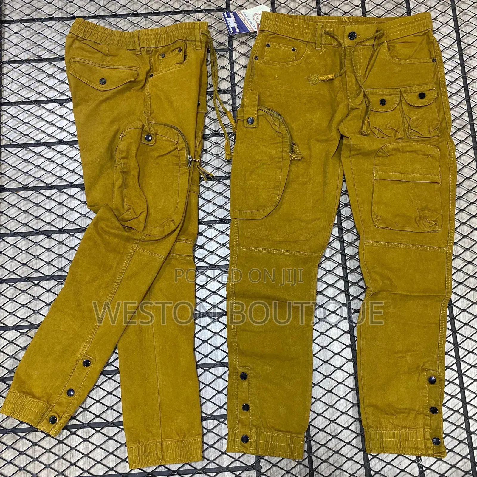 Denim Original Classic Cargo Pants Brown Color