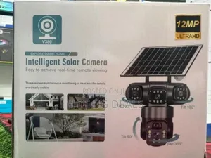 Hd Outdoor and Solar Smart Security Camera-Multicolor