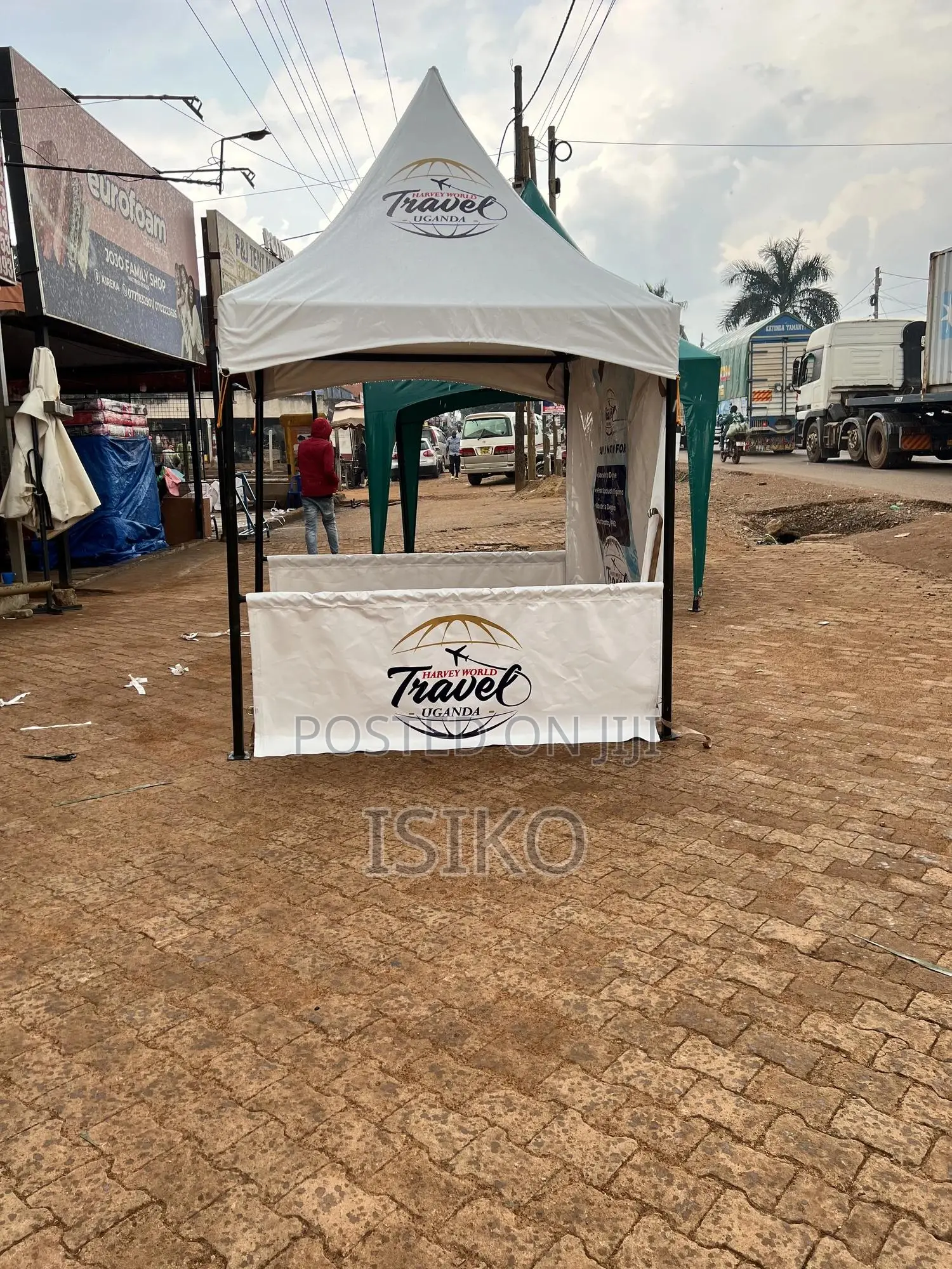 A 2m by 2m White Small Tent