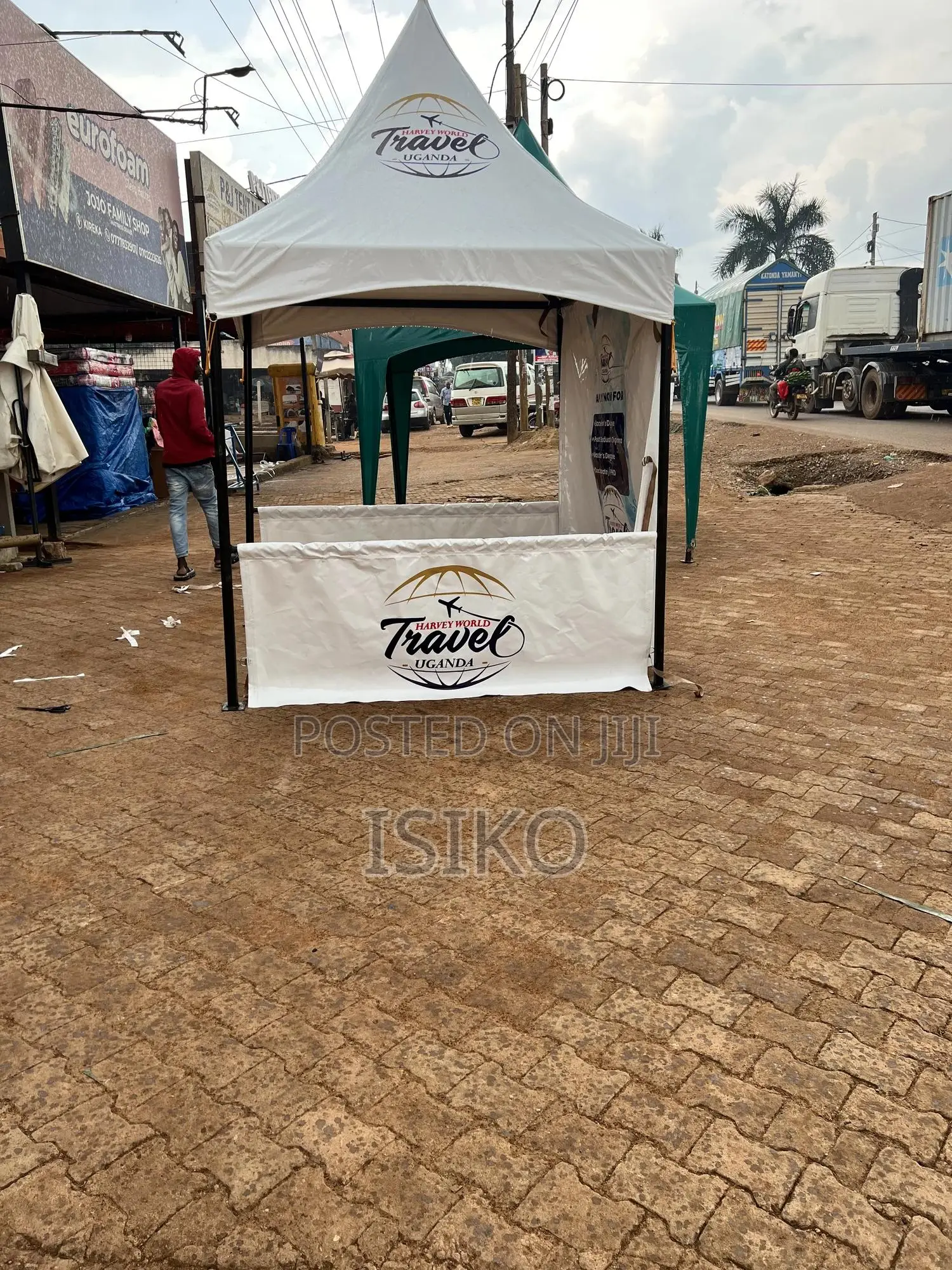A 2m by 2m White Small Tent
