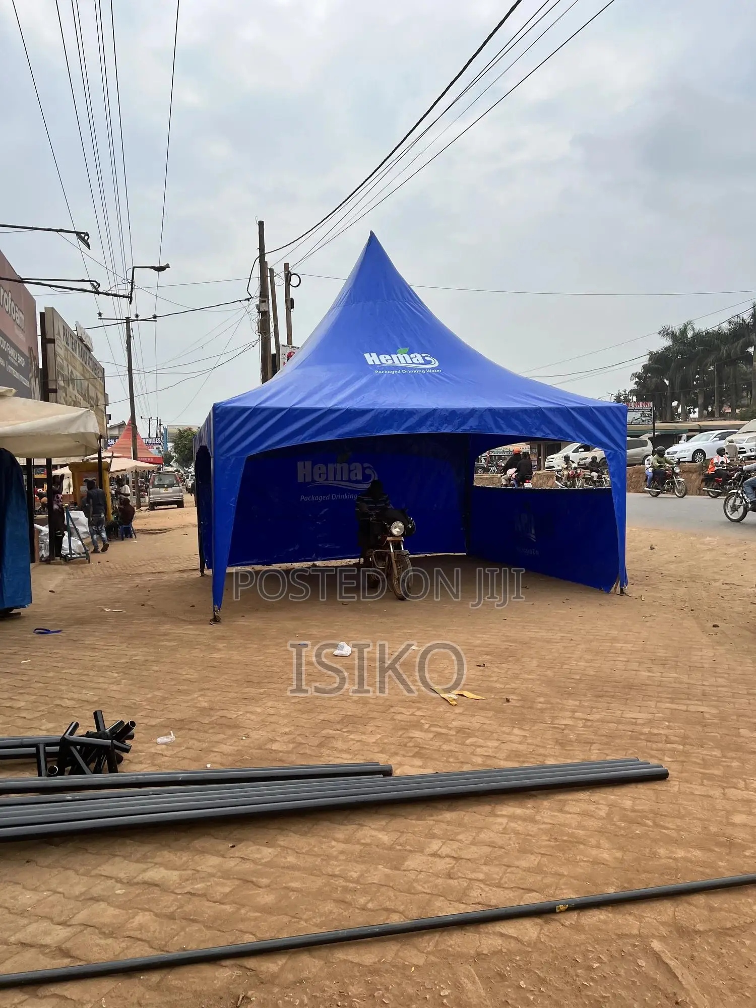 5m by 5m Blue Tent