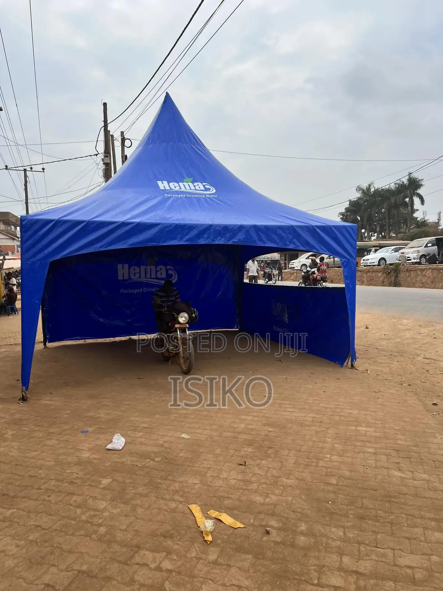5m by 5m Blue Tent