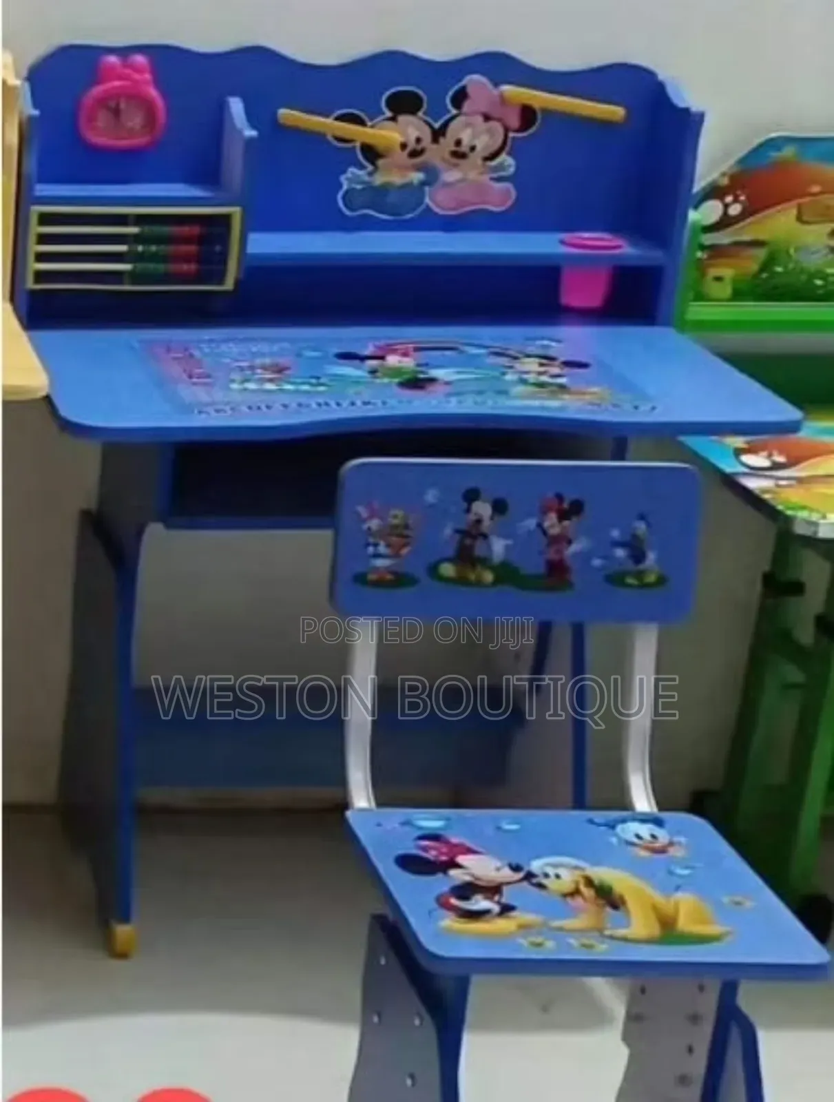 Blue Kids Reading Table