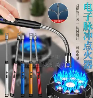 Rechargeable Usb Electric Arc Gas Lighter