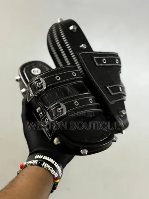 Two Strap Original Leather Men's Sandals