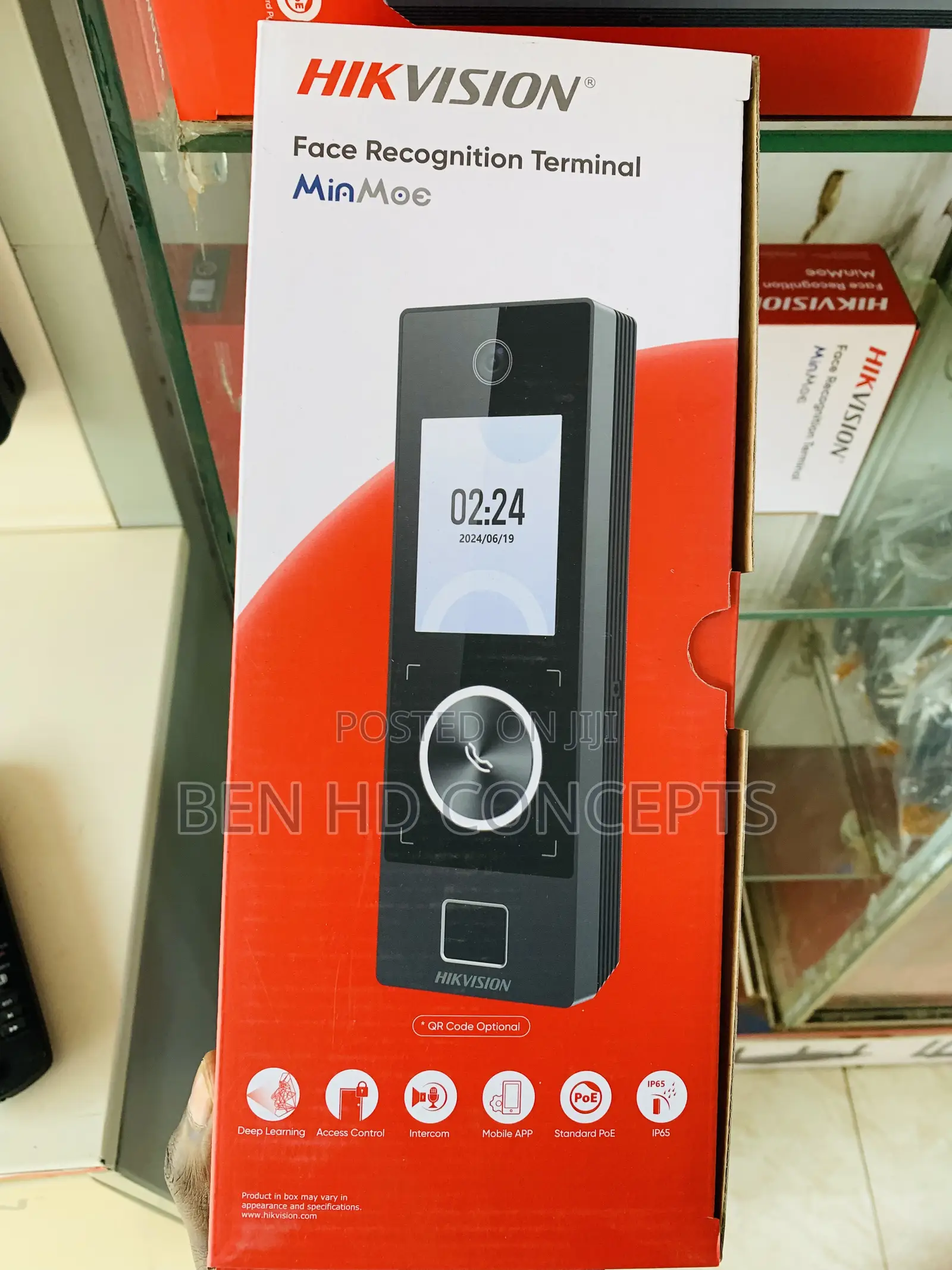 Hikvision Facial Recognition Terminal ,Biometric Machine