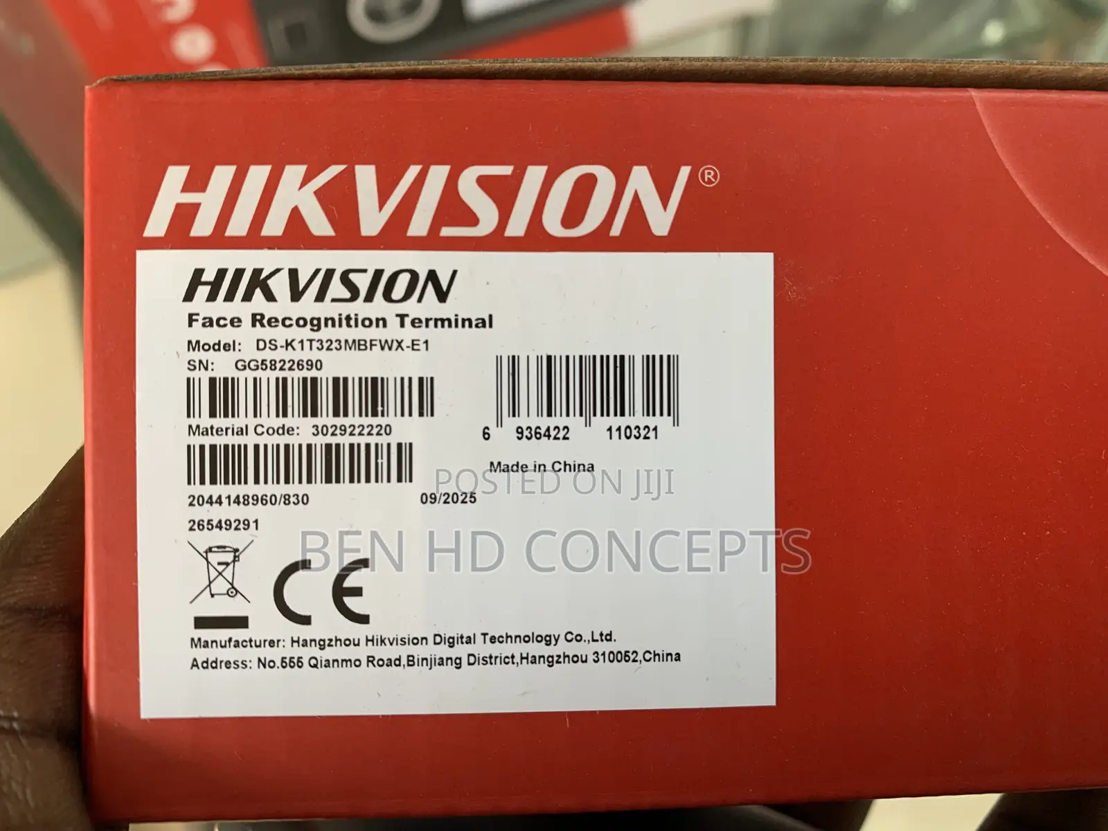 Hikvision Facial Recognition Terminal ,Biometric Machine
