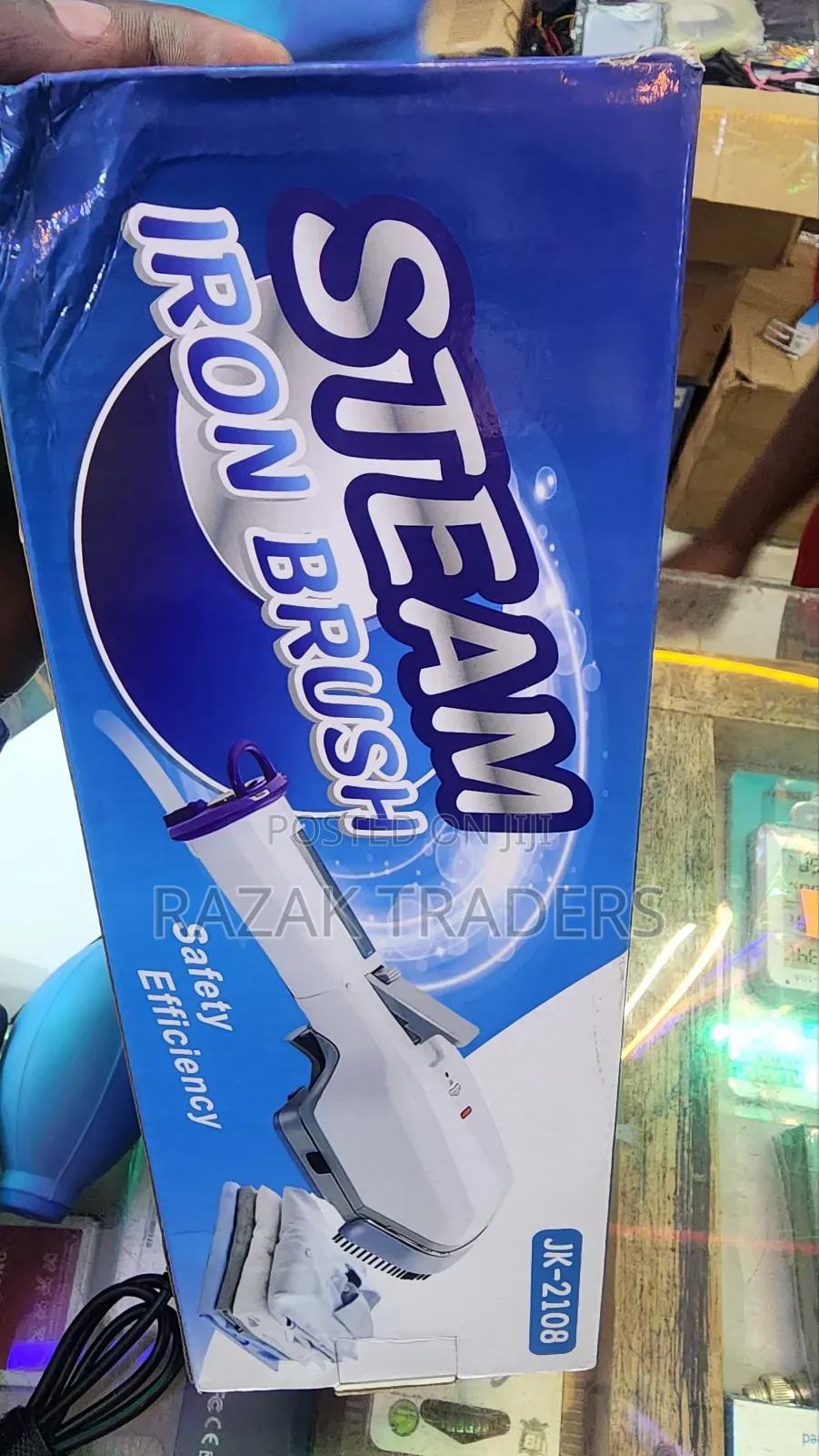 Steam Iron Brush Portable Electric Dry Steam Cleaning Clean Iron Brush