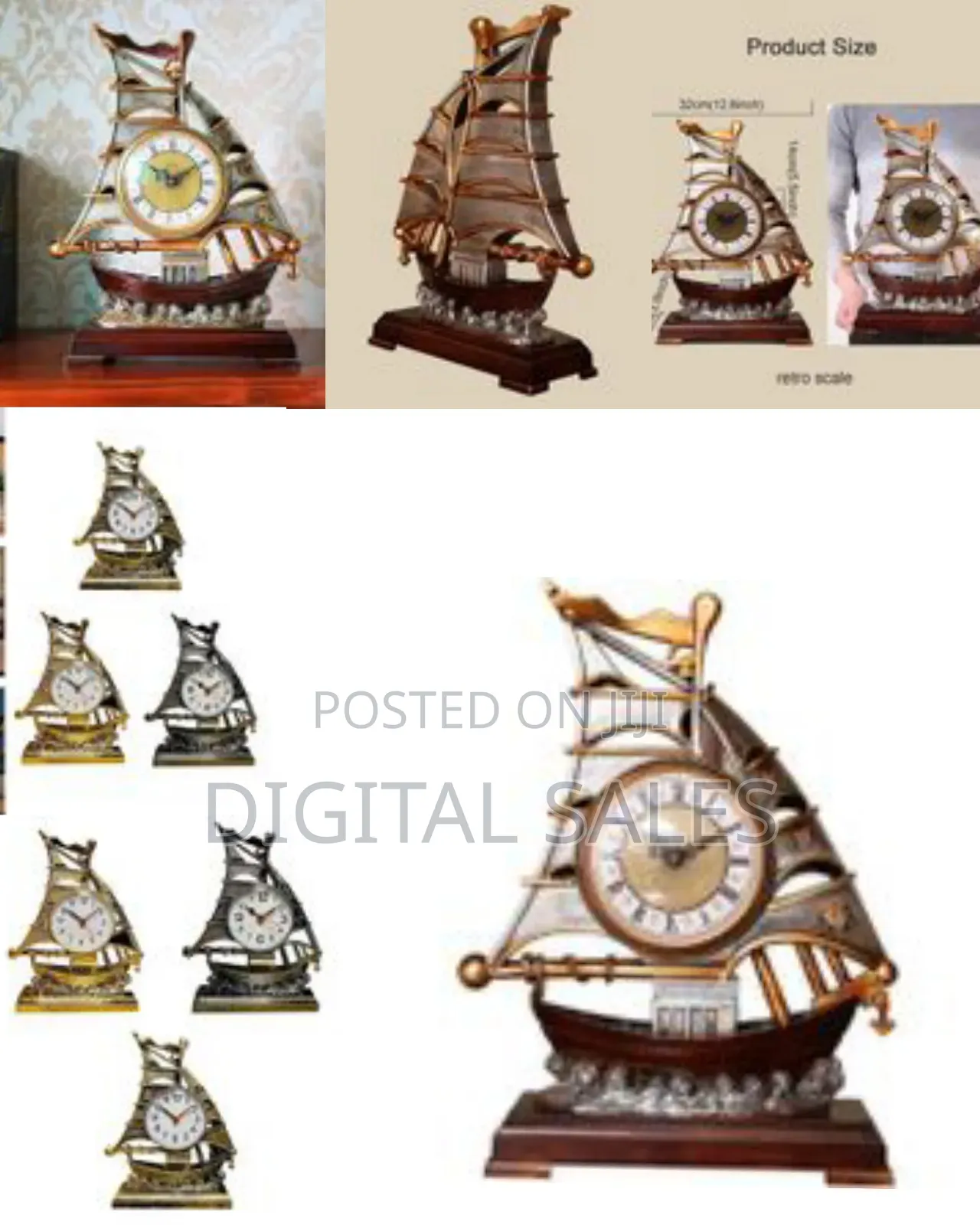 Desk Clock for Mantle Decor