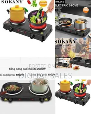Sokany Eye Flat Dual Electric Stove