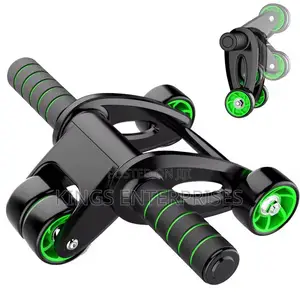 Four Wheel Abdominal Exercise Roller/Equipment