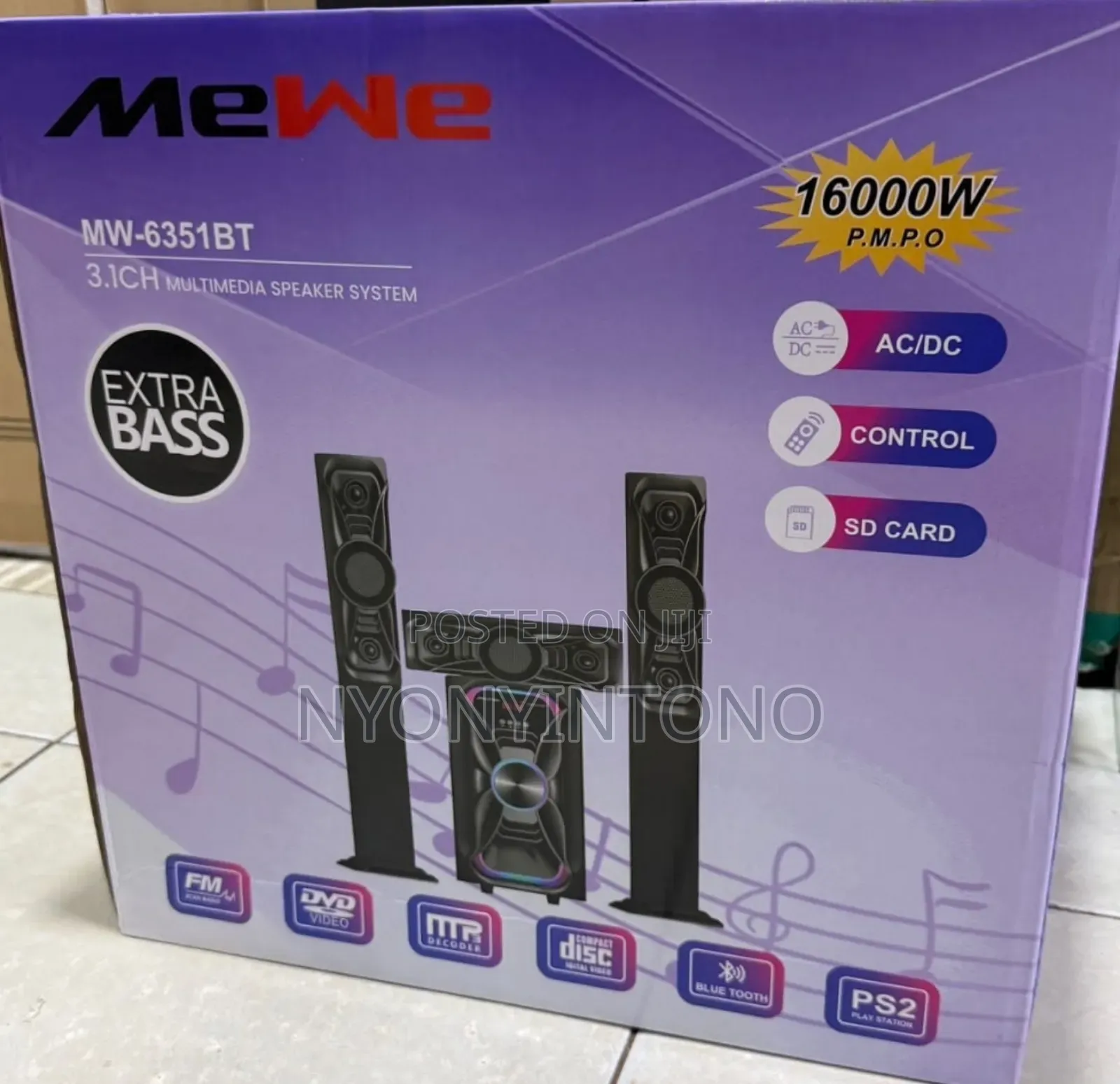 Mewe 3.1ch Multimedia Speaker