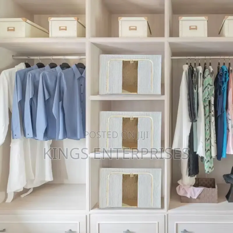 Pair of Heavy Duty Clothes Storage and Organizers