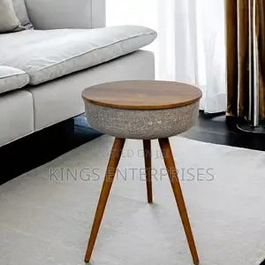 Portable Smart Side Table With A Speaker