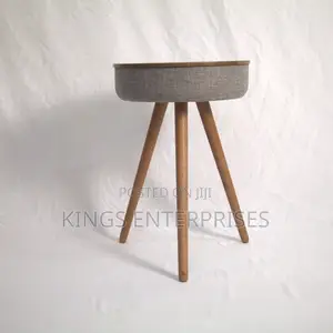 Portable Smart Side Table With A Speaker