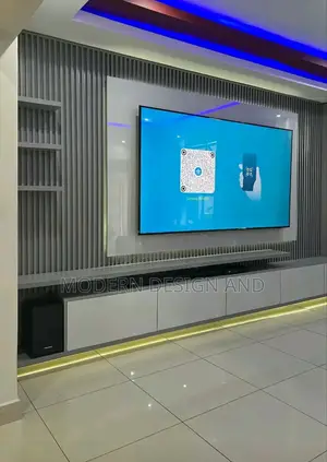 Flutted Panelling Wall Tv Unit Kyanja