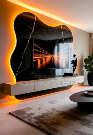 Marble Sheet Designed on Tv Unit Kigo Homes