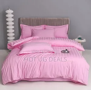 6x6 6pcs Fitted Bedsheets (1 Fitted,1 Flat, 4 Pillowcases)- Pink