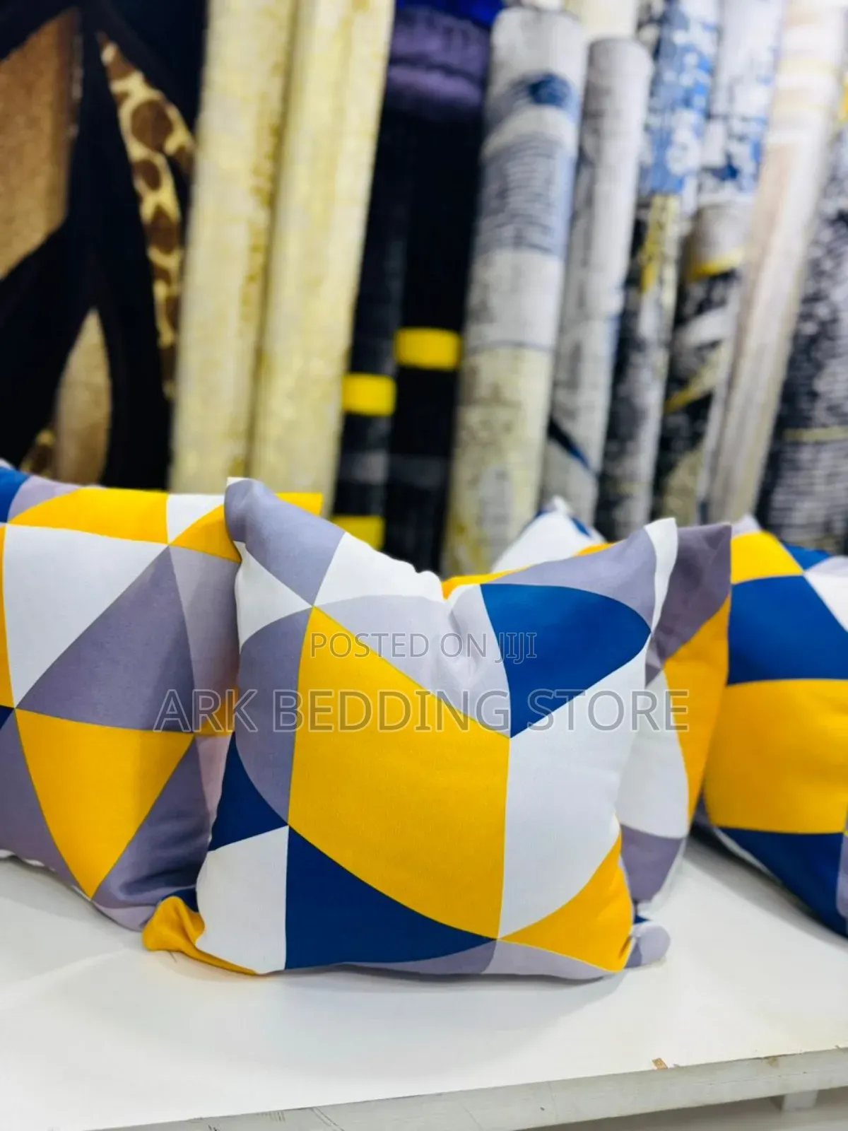 Patch Yellow Cushions