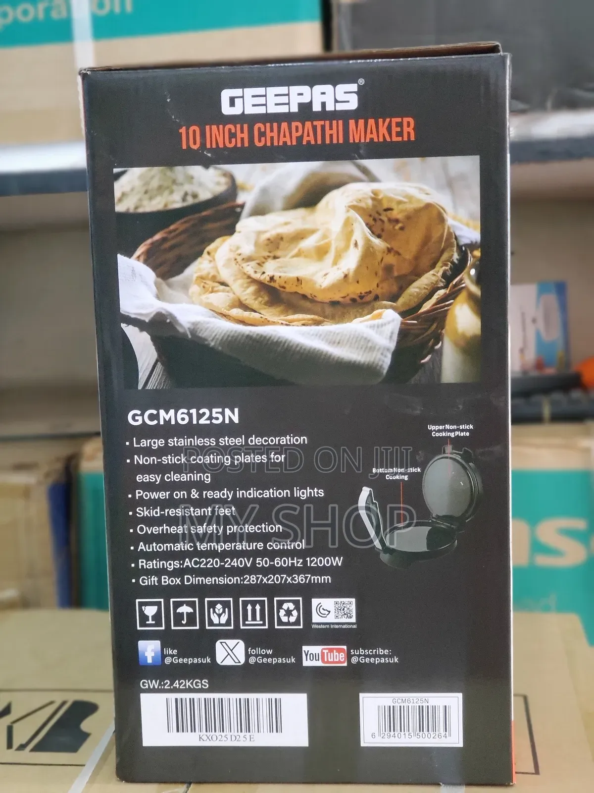 Electric Chapati Maker 10 Inch