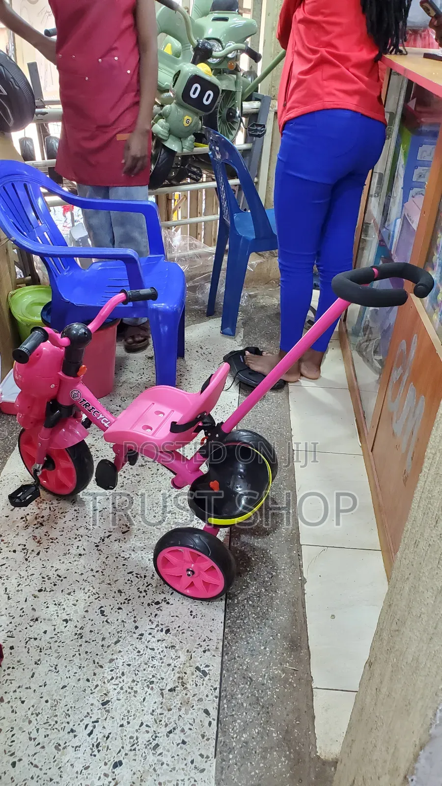 Pink Push Tricycle 1 to 4years